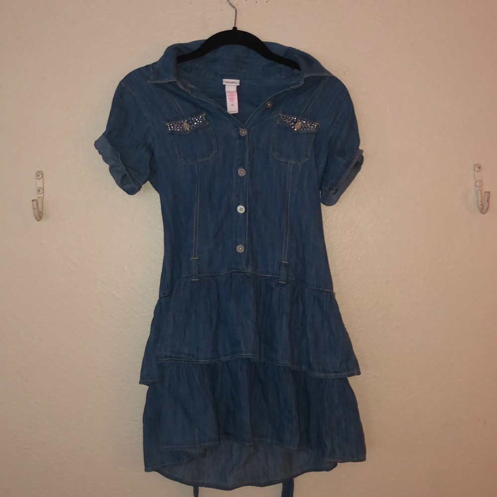 Justice denim dress